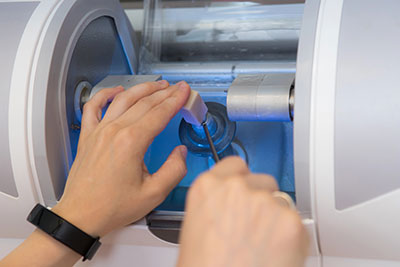 CEREC machine used to craft same-day crowns